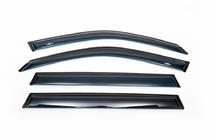BMW X3 E83 2003–2010 Logu vēja deflektori (4 gab., HIC) foto 2