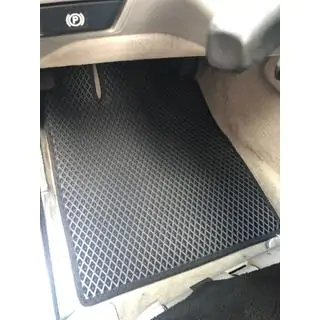 EVA auto paklājiņi (Short, Melni) foto 2