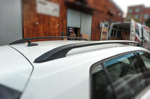 Volkswagen Golf 7/E-Golf 2012–2020 OmsaLine Solid jumta reliņi (2 gab., melni) foto 2