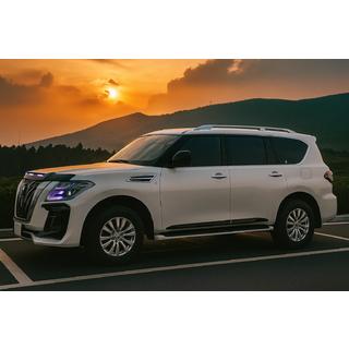 Durvju līstes (4 gab., melnas) Nissan Armada 2016–2024 foto 4