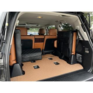 Bagāžnieka paklājiņš 2 gab. (EVA, 7 vietas, ķieģeļu krāsā) Toyota Land Cruiser 200 2007–2021 foto 2