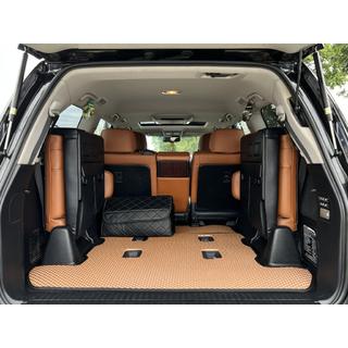 Bagāžnieka paklājiņš 2 gab. (EVA, 7 vietas, ķieģeļu krāsā) Toyota Land Cruiser 200 2007–2021 foto 3