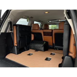 Bagāžnieka paklājiņš 2 gab. (EVA, 7 vietas, ķieģeļu krāsā) Toyota Land Cruiser 200 2007–2021 foto 1