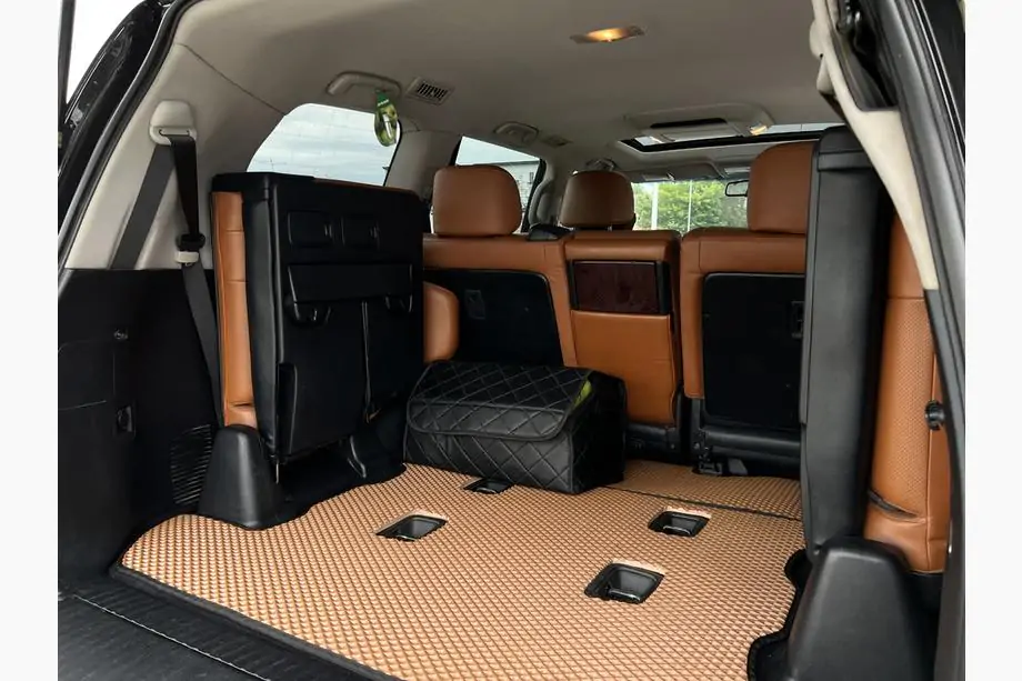 Toyota Land Cruiser 200 2007–2021 Bagāžnieka paklājiņš 2 gab. (EVA, 7 vietas, ķieģeļu krāsā) Image