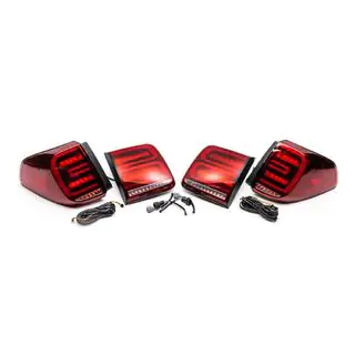 Aizmugurējie LED lukturi (RED-Sequential) foto 3