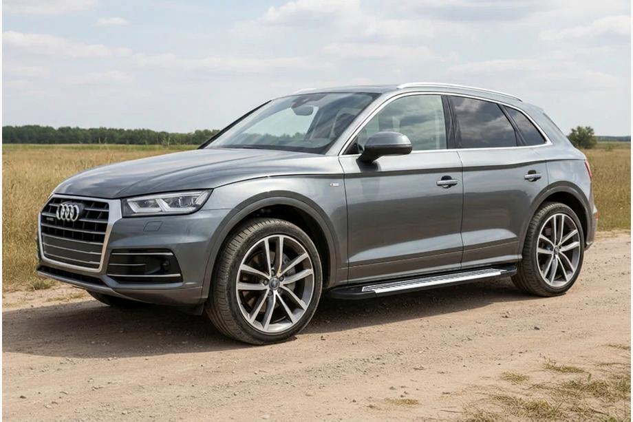 Audi Q5 2017–2025 Sānu sliekšņi Line (2 gab., alumīnijs) Image