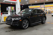 Audi Q5 2017–2025 Sānu pakāpieni Bosphorus Black (2 gab., alumīnijs) foto 1