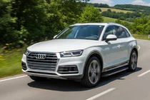 Audi Q5 2017–2025 Sānu pakāpieni Bosphorus Grey (2 gab., alumīnijs) foto 1