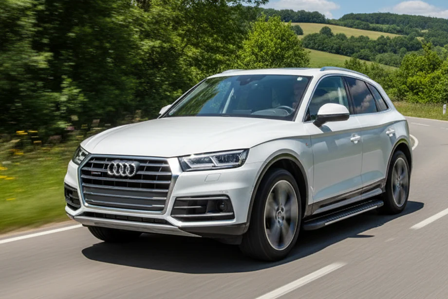 Audi Q5 2017–2025 Sānu pakāpieni Bosphorus Grey (2 gab., alumīnijs) Image