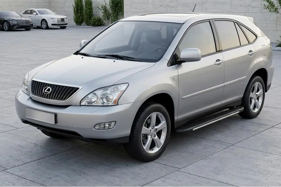 Lexus RX 2003–2009 Sānu pakāpieni Bosphorus Grey (2 gab., alumīnijs) Image