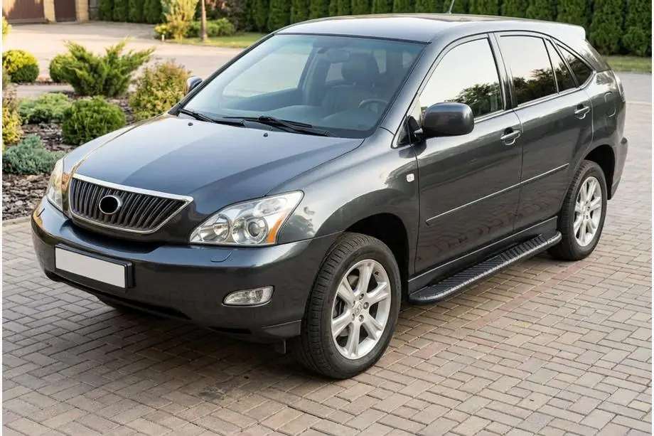 Lexus RX 2003–2009 Sānu pakāpieni Bosphorus Black (2 gab., alumīnijs) Image