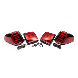 Aizmugurējie LED lukturi (RED-Sequential) foto 3