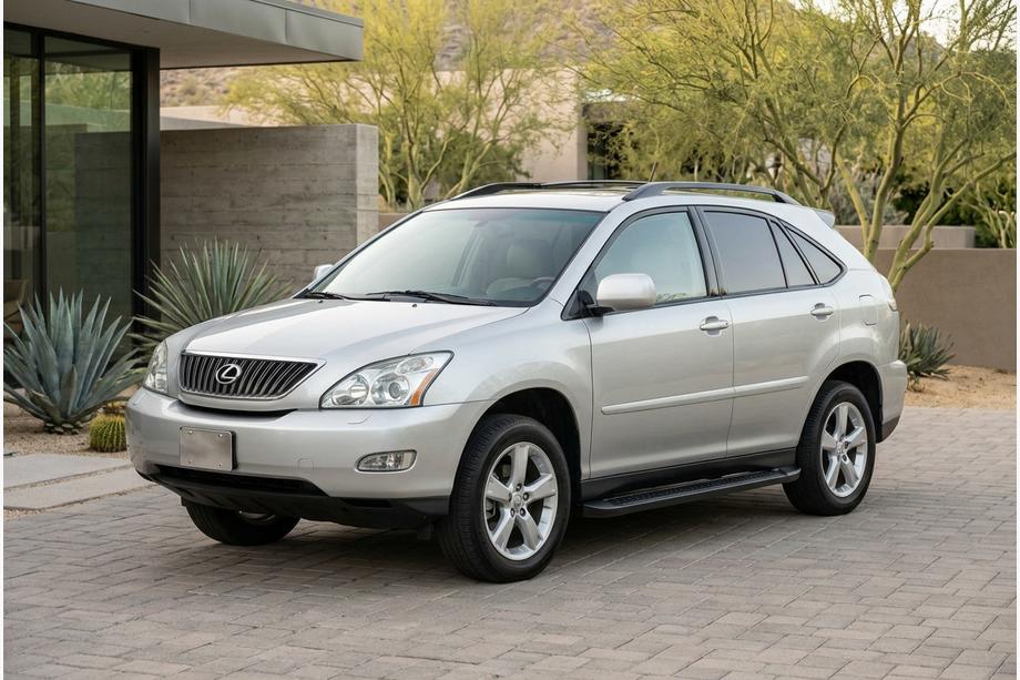 Lexus RX 2003–2009 Sānu sliekšņi Allmond Black (2 gab., alumīnijs) Foto 1