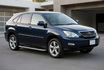 Lexus RX 2003–2009 Sānu sliekšņi Tayga Grey (2 gab., alumīnijs) foto 1