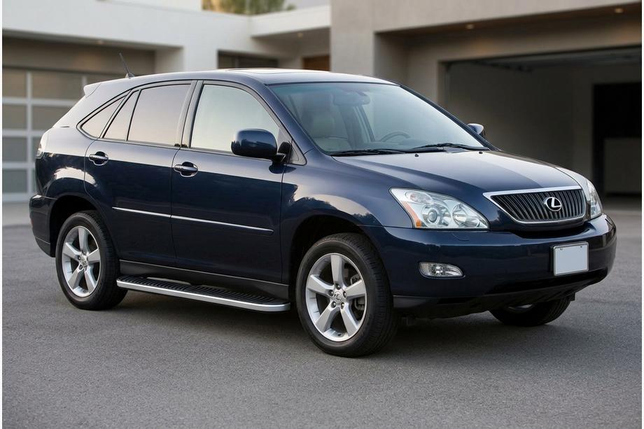 Lexus RX 2003–2009 Sānu sliekšņi Tayga Grey (2 gab., alumīnijs) Image