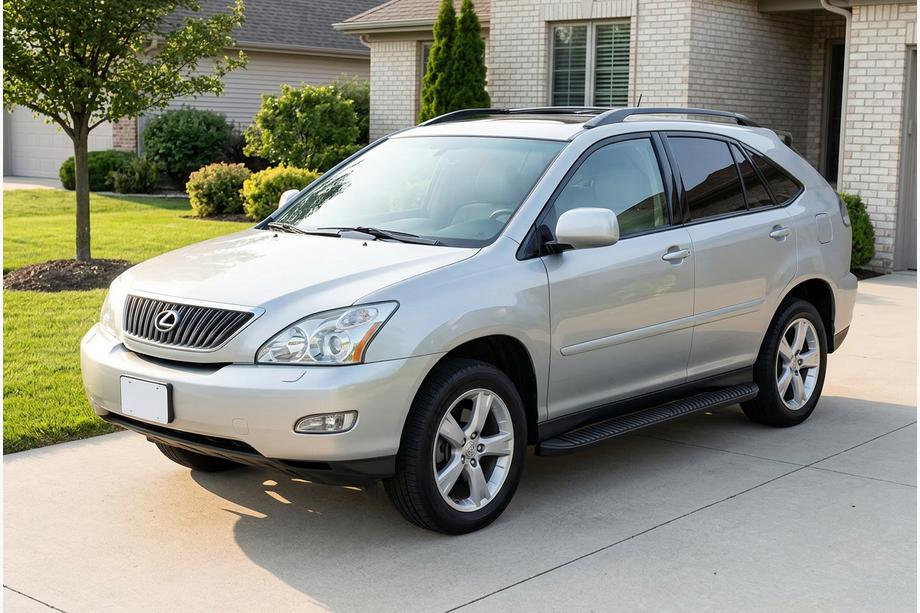 Lexus RX 2003–2009 Sānu kāpšļi Tayga Black (2 gab., alumīnijs) Image