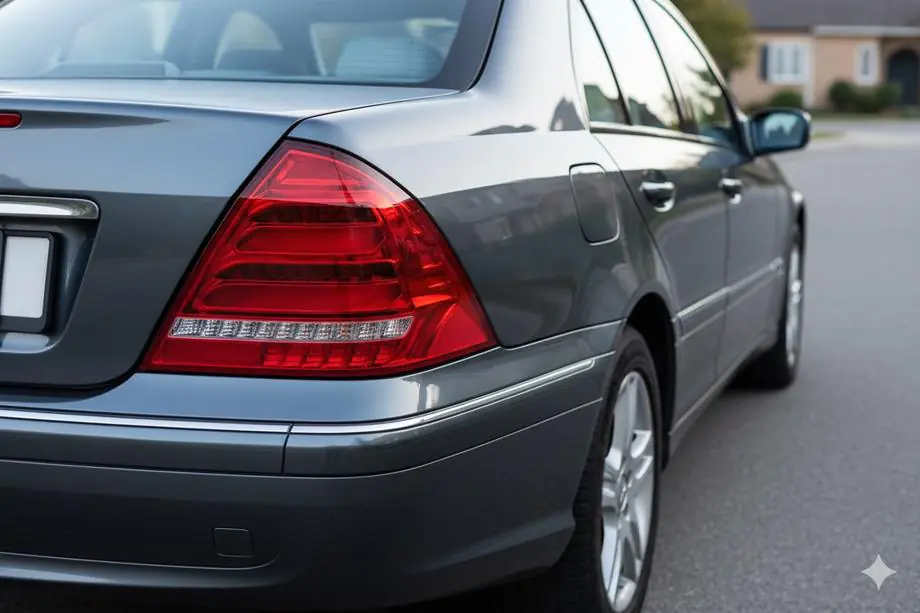 Mercedes C-class W203 2000–2007 Aizmugurējie LED bremžu lukturi (2 gab.) Foto 1
