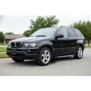 Sānu sliekšņi Line (2 gab., alumīnijs) BMW X5 E53 1999–2006 foto 1