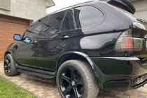 BMW X5 E53 1999–2006 Sānu pakāpieni Bosphorus Black (2 gab., alumīnijs) foto 1