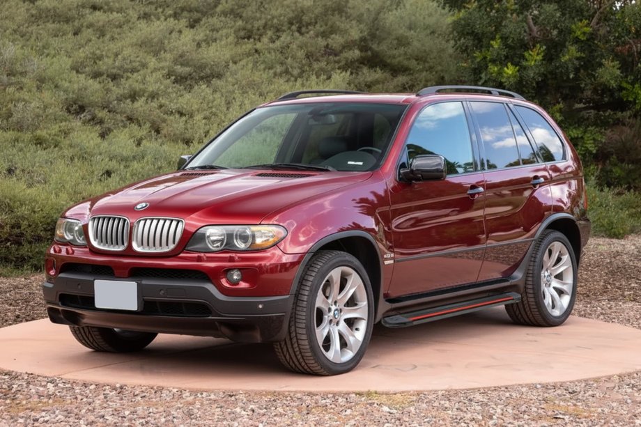 BMW X5 E53 1999–2006 Sānu sliekšņi Maya Red (2 gab., alumīnijs) Image