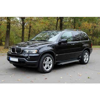 Sānu pakāpieni Rainbow (2 gab., alumīnijs) BMW X5 E53 1999–2006 foto 1