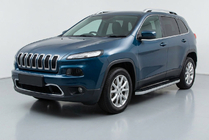 Jeep Cherokee KL 2013– Sānu sliekšņi Tayga Grey (2 gab., alumīnijs) foto 1