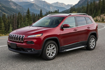 Jeep Cherokee KL 2013– Sānu sliekšņi Line (2 gab., alumīnijs) foto 1