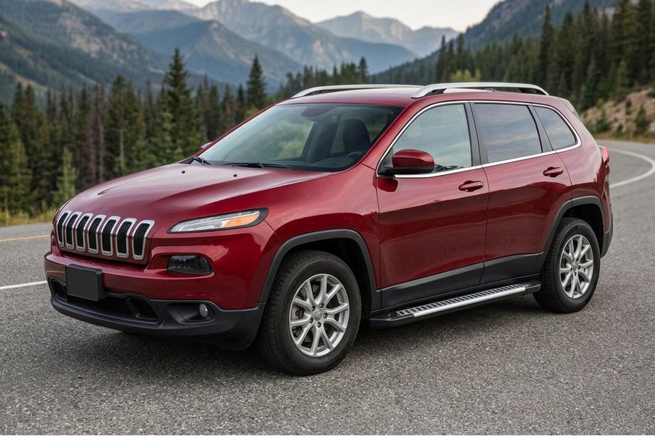 Jeep Cherokee KL 2013– Sānu sliekšņi Line (2 gab., alumīnijs) Image