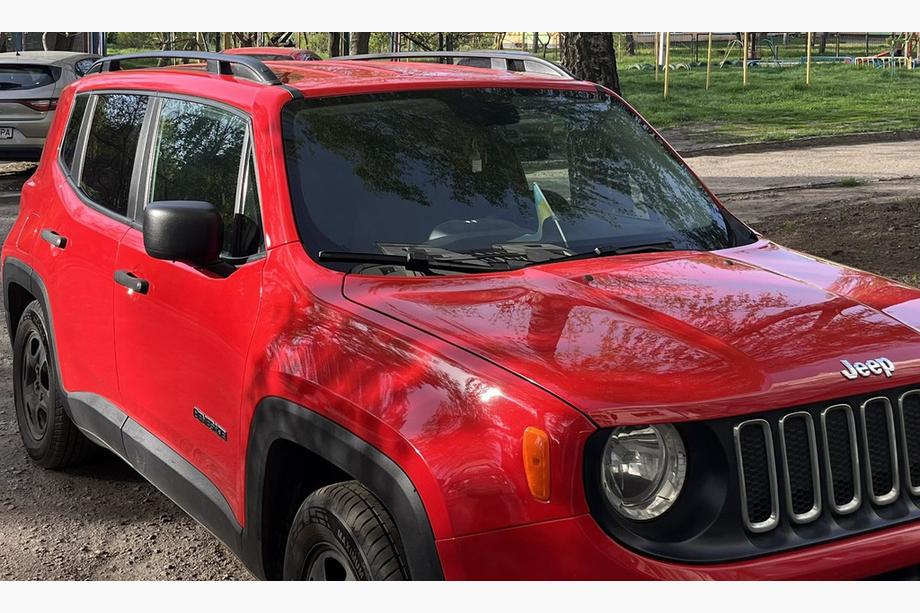 Jeep Renegade 2014– Jumta reliņi Skyport (matēti melni) Image