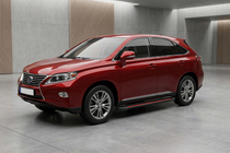 Lexus RX 2009–2015 Sānu sliekšņi Maya Red (2 gab., alumīnijs) foto 1
