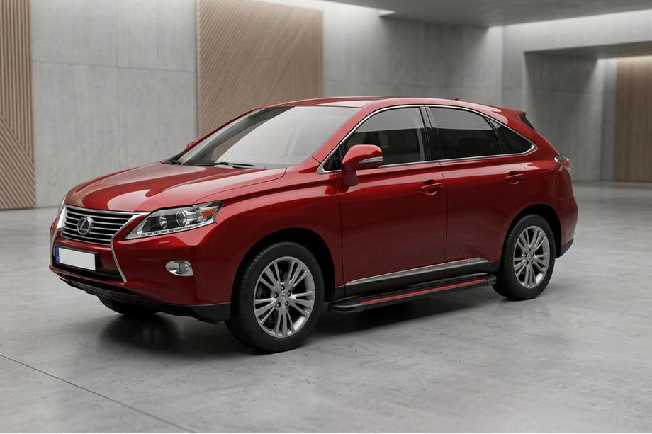 Lexus RX 2009–2015 Sānu sliekšņi Maya Red (2 gab., alumīnijs) Image