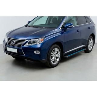 Sānu sliekšņi Maya Blue (2 gab., alumīnijs) Lexus RX 2009–2015 foto 1