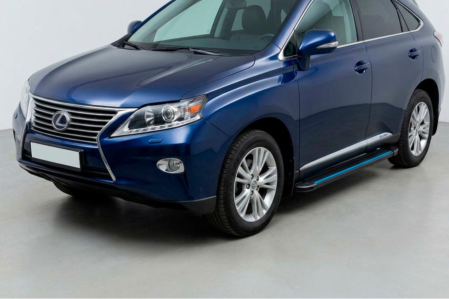 Lexus RX 2009–2015 Sānu sliekšņi Maya Blue (2 gab., alumīnijs) Image