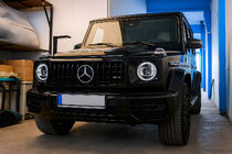 Mercedes G class W463 1990–2018 Priekšējā reste (GT Panamericana, bez hroma) foto 1