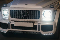 Mercedes G class W463 1990–2018 Priekšējā reste (GT Panamericana, bez hroma) foto 8
