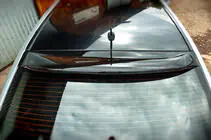 Mitsubishi Lancer X 2008– Aizmugurējā stikla spoileris Sedan (ABS) foto 4