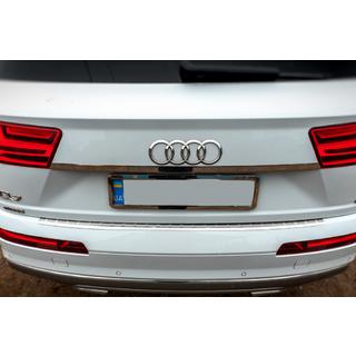 Aizmugurējā bufera uzlika Carmos (nerūsējošais tērauds) Audi Q7 2015–2026 foto 4