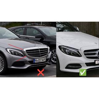 AMG Silver priekšējā reste (Avantgarde/AMG-Line/C43 AMG) Mercedes C-сlass W205 2014–2021 foto 4