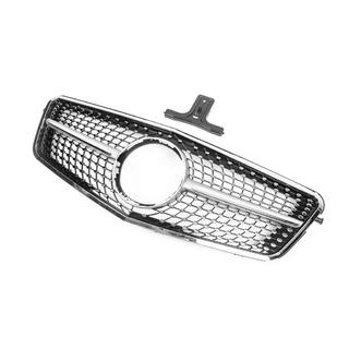 Priekšējais režģis Diamond Silver (2009-2012) Mercedes E-сlass W212 2009–2016 foto 4