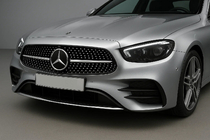 Mercedes E-klase W213 2016–2023 Priekšējais režģis Diamond Silver (AMG Line, 2020+) foto 1