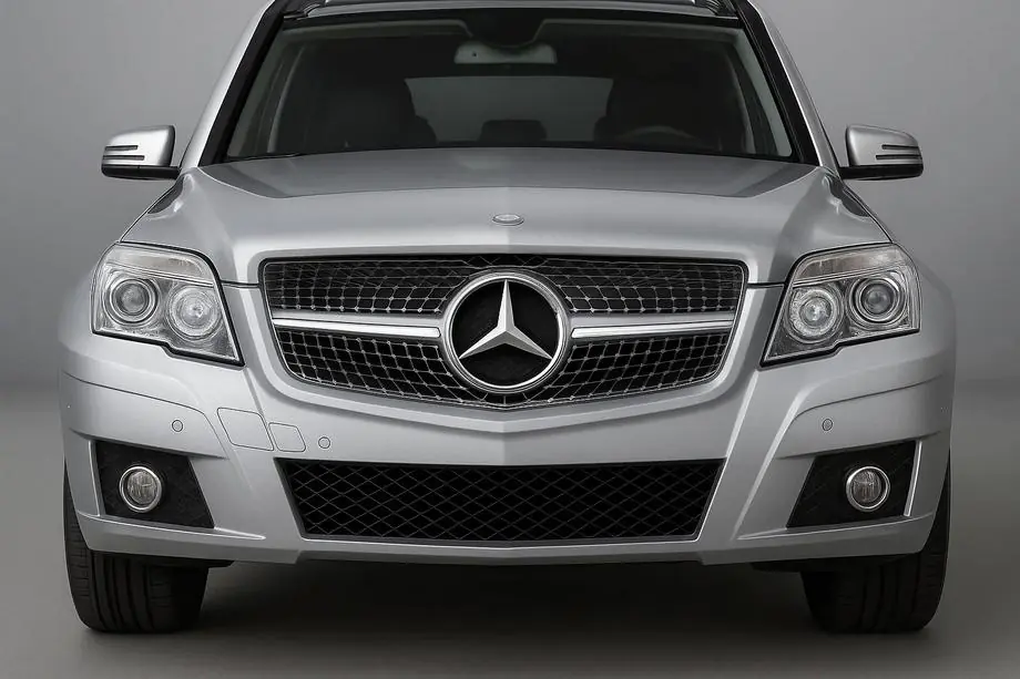 Mercedes GLK class X204 2008–2015 Priekšējais režģis Diamond Silver (2009-2012) Image