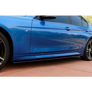 Sānu sliekšņu uzlikas EuroCap (M-Sport sliekšņiem, melns spīdīgs) BMW 3. sērija F30/F31 2012–2019 foto 1