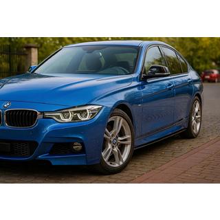 Sānu sliekšņu uzlikas EuroCap (M-Sport sliekšņiem, melns spīdīgs) BMW 3. sērija F30/F31 2012–2019 foto 2