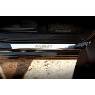 Sliekšņu uzlikas Carmos V1 (4 gab., nerūsējošais tērauds) Volkswagen Passat B7 2012–2015 foto 2