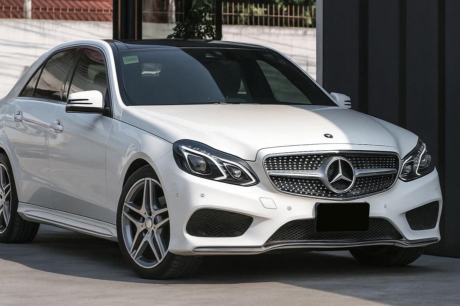 Mercedes E-class W212 2009–2016 Priekšējais radiatora režģis Diamond Silver (Avantgarde un AMG-Line, 2013-2016) Foto 5