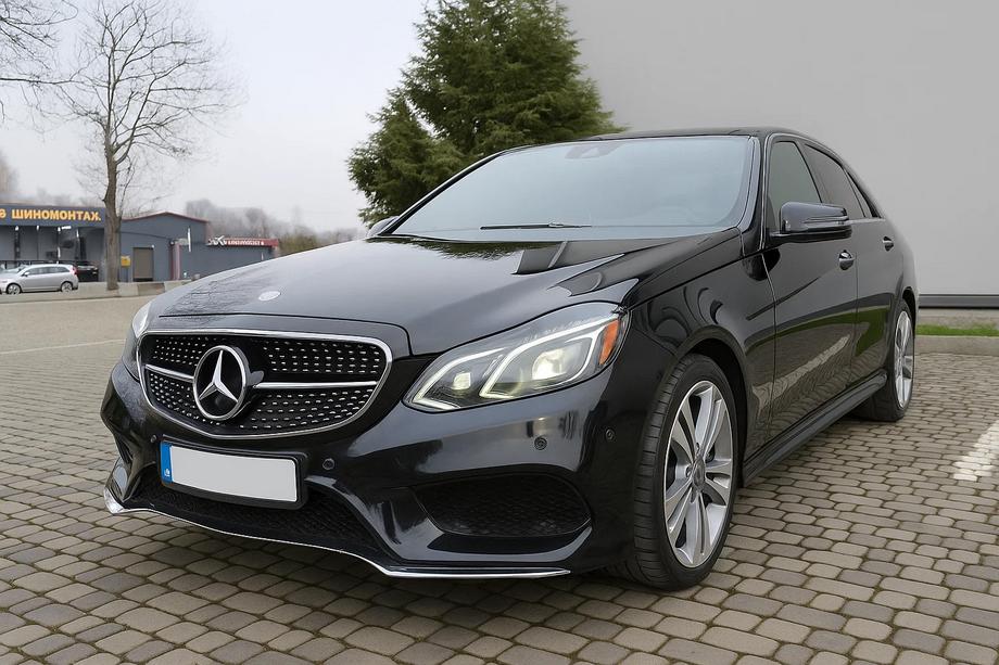 Mercedes E-class W212 2009–2016 Priekšējais radiatora režģis Diamond Silver (Avantgarde un AMG-Line, 2013-2016) Foto 3
