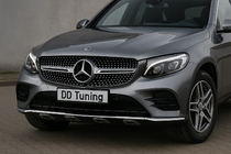 Mercedes GLC Coupe C253 2016–2023 Priekšējais radiatora režģis Diamond Silver (2015-2019) Bez kameras vietas foto 1