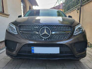 Mercedes GLE kupeja C292 2015–2019 Tūninga radiatora reste (Diamond Black) foto 3