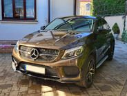 Mercedes GLE kupeja C292 2015–2019 Tūninga radiatora reste (Diamond Black) foto 2