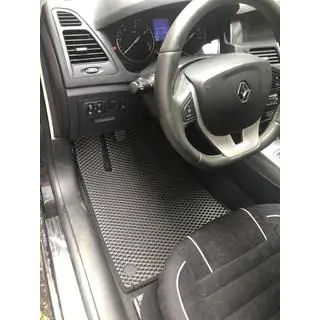 EVA auto paklājiņi (melni) foto 3